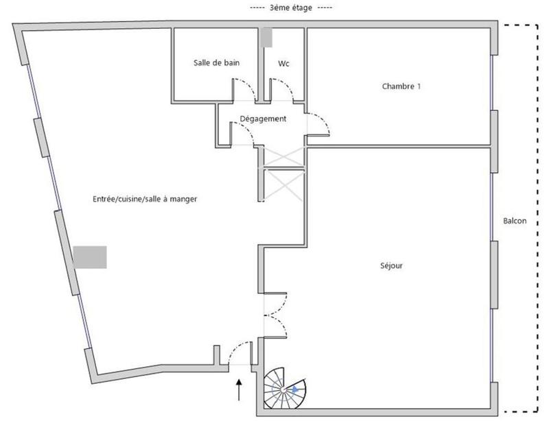 Appartement - 140 m² - 6 pièces