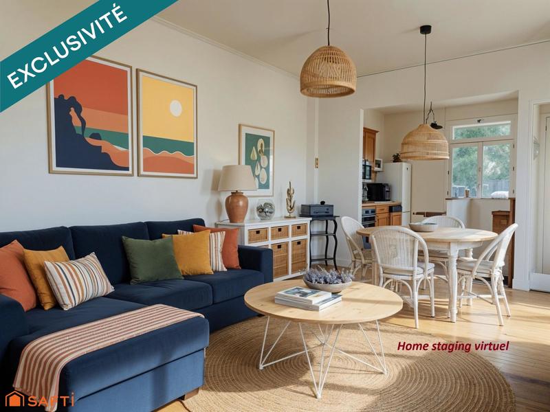 Maison de ville - 65 m² - 3 pièces