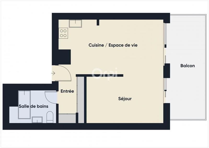 Appartement - 40 m² - 2 pièces