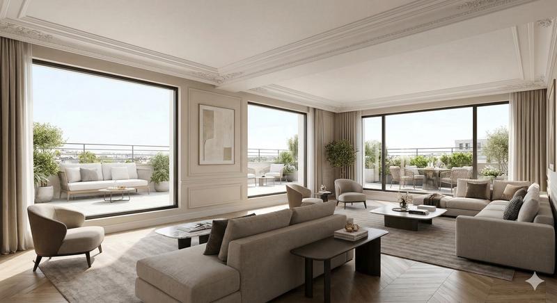 Appartement - 107 m² - 5 pièces