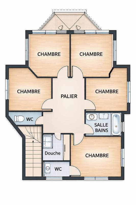 Maison - 187 m² - 8 pièces