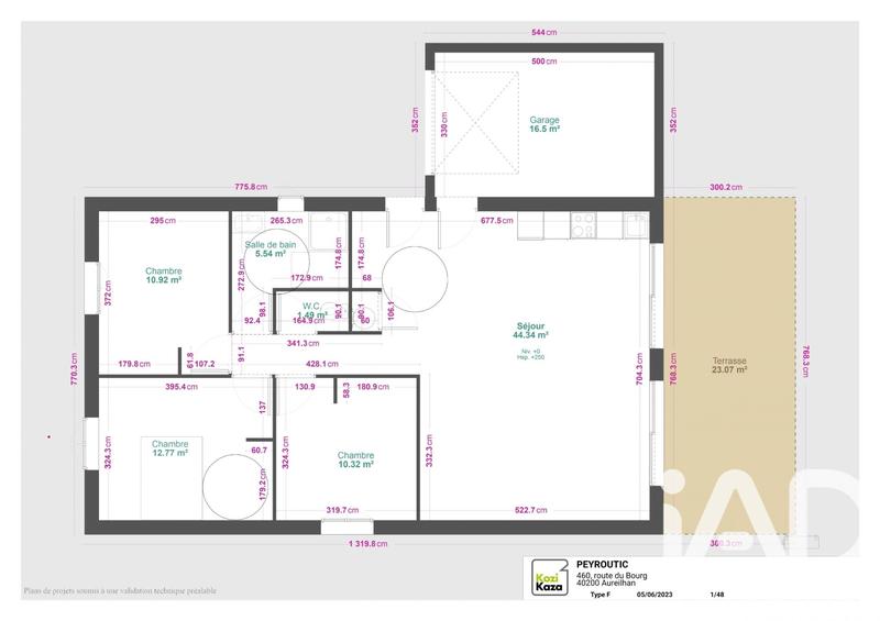 Maison - 85 m² - 4 pièces