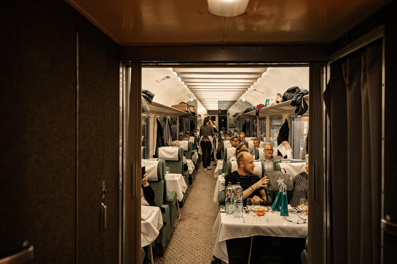 Déjeuner insolite à la Cité du Train