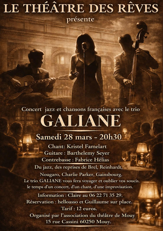 Concert Jazz du groupe Galiane