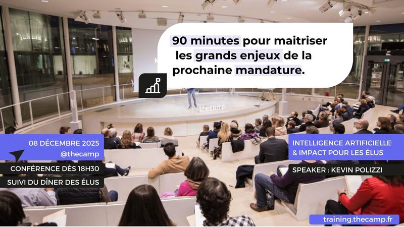 Conférence pour les élus : comment l’Ia va changer durablement les prochaines mandatures ?