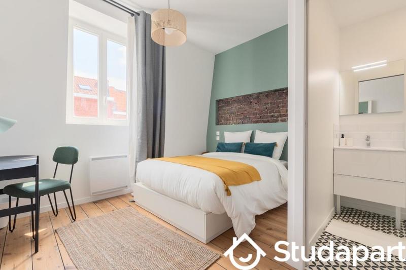 Chambre - 15 m² - 1 pièce