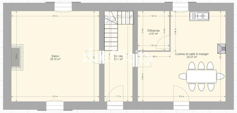 Maison - 122 m² - 4 pièces