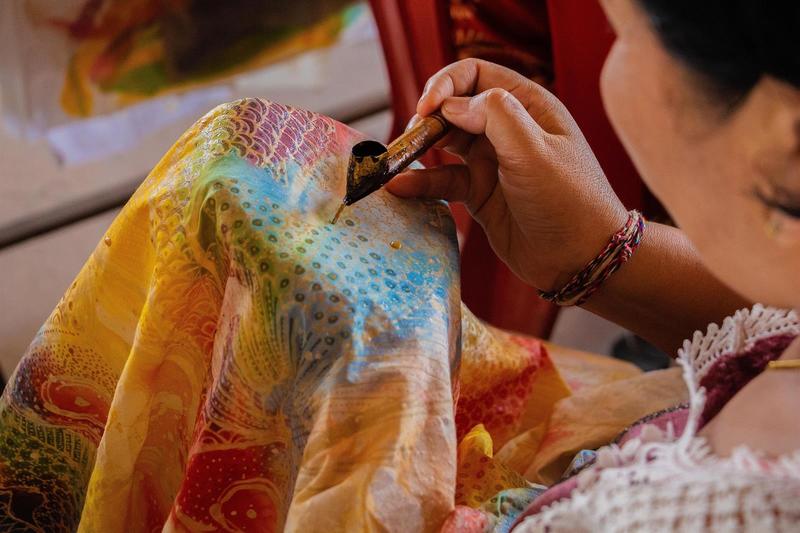 Atelier : le batik, c'est magique !
