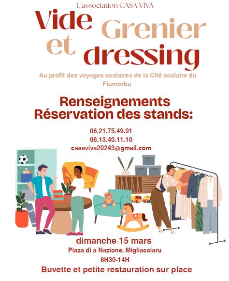 Vide grenier et dressing à prunelli di fiumorbu