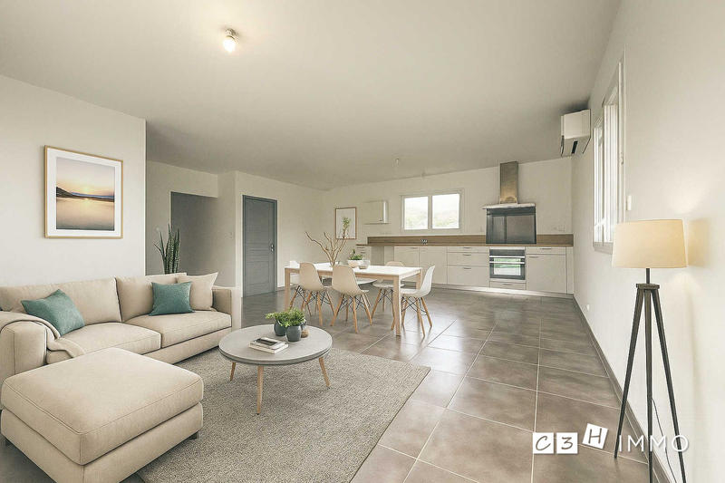 Maison contemporaine - 93 m² - 5 pièces