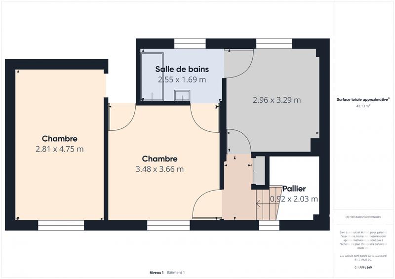Maison de ville - 74 m² - 4 pièces
