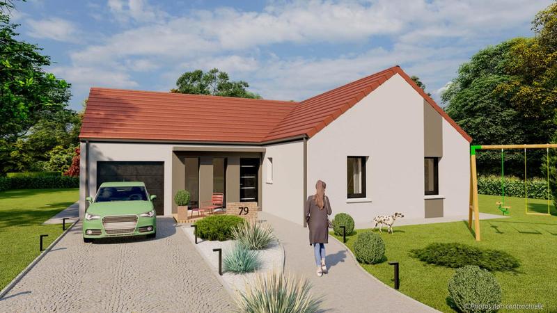 Maison - 90 m² - 6 pièces