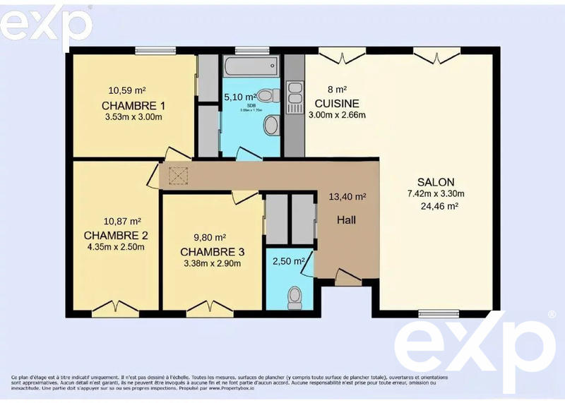 Maison - 120 m² - 4 pièces