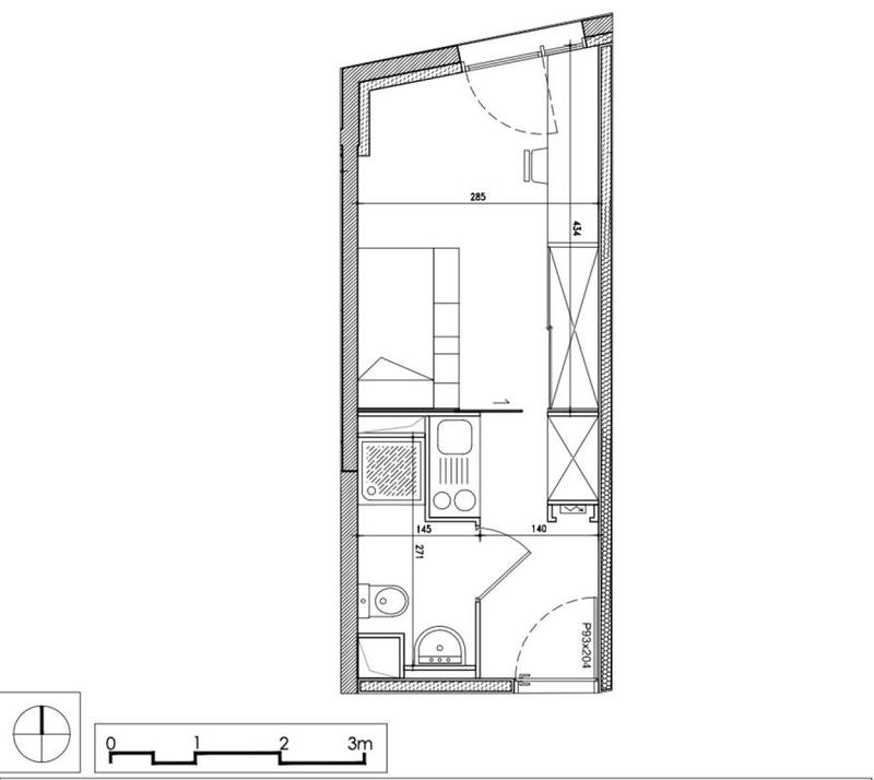 Studio - 20 m² - 1 pièce