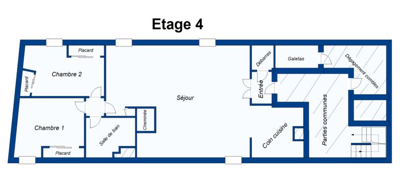 Appartement - 83 m² - 3 pièces