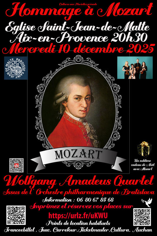 Wolfgang Amadeus Quartet = Hommage à Mozart