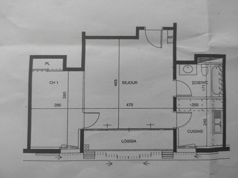 Appartement - 44 m² - 2 pièces