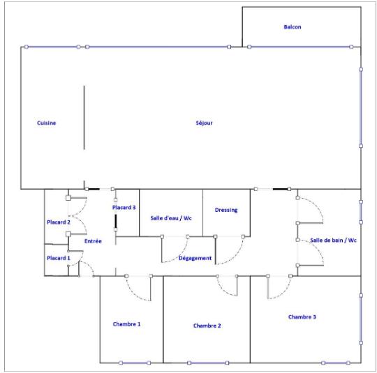 Appartement - 113 m² - 5 pièces