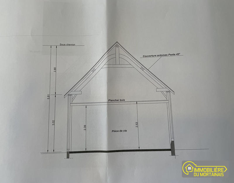 Maison - 40 m² - 1 pièce
