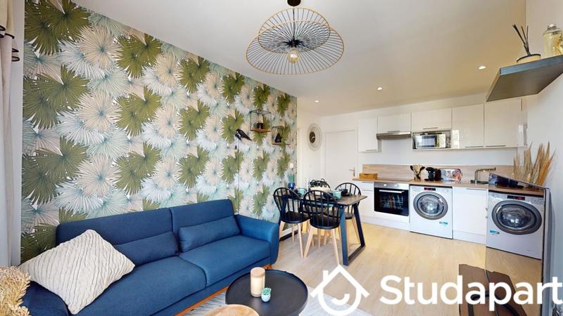 Chambre - 9 m² - 1 pièce