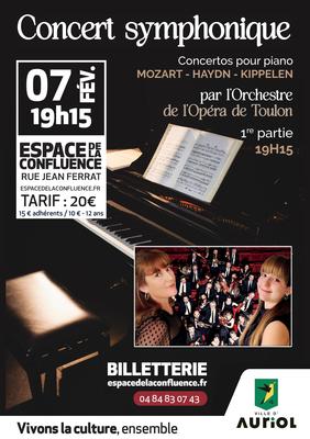 Concert symphonique de l'Orchestre de l'Opéra de Toulon Provence Méditerranée