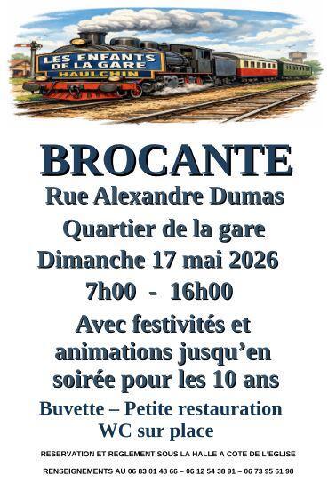 Brocante annuelle - festivités pour les 10 ans