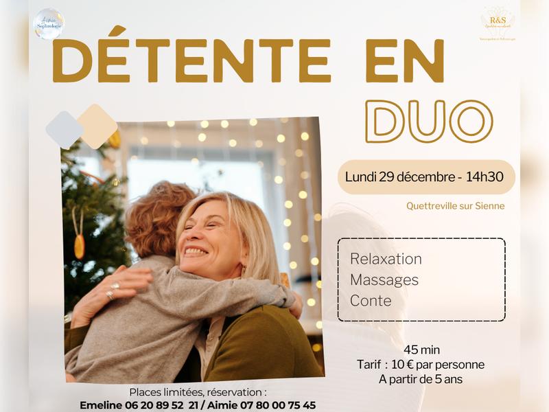 Détente en duo : lâchez prise entre les deux fêtes