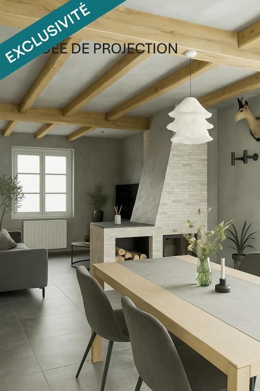 Maison - 90 m² - 5 pièces