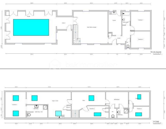 Longère - 168 m² - 8 pièces