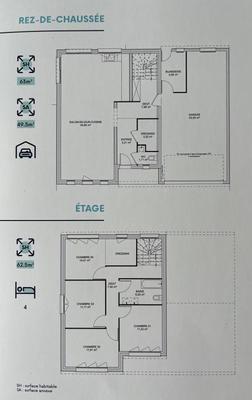 Maison - 125 m² - 6 pièces