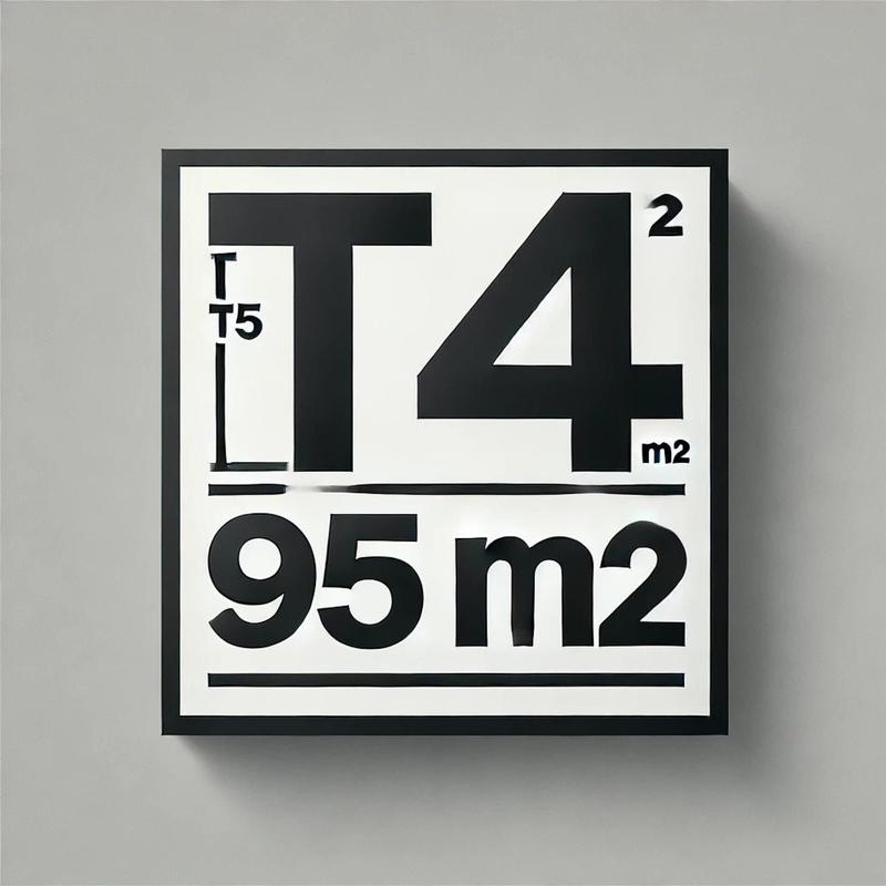 Appartement - 95 m² - 4 pièces