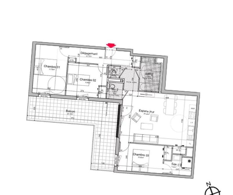 Appartement - 81 m² - 4 pièces