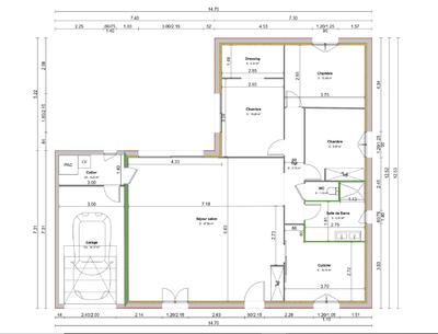 Maison - 104 m² - 4 pièces