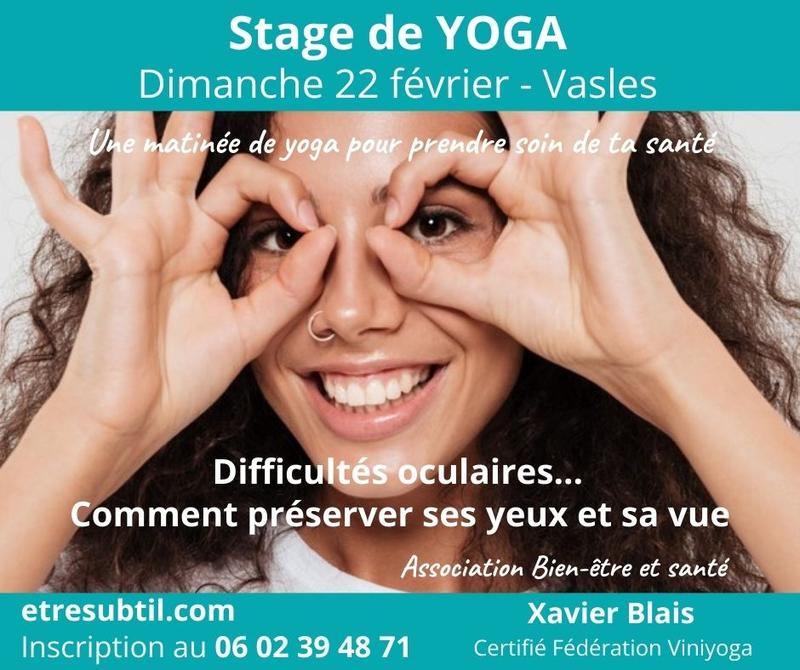 Stage de yoga - Comment préserver ses yeux et sa vue