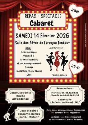 Soirée Repas-Spectacle Cabaret