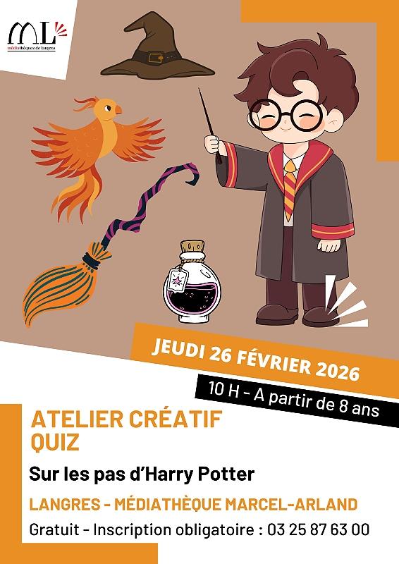 Atelier créatif et quiz - Sur les pas d'Harry Potter