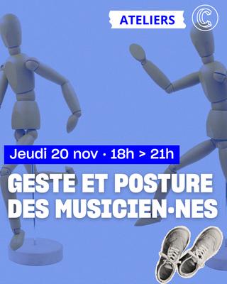 atelier - Gestes et postures des musicien·nes