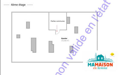 Appartement - 130 m² - 3 pièces