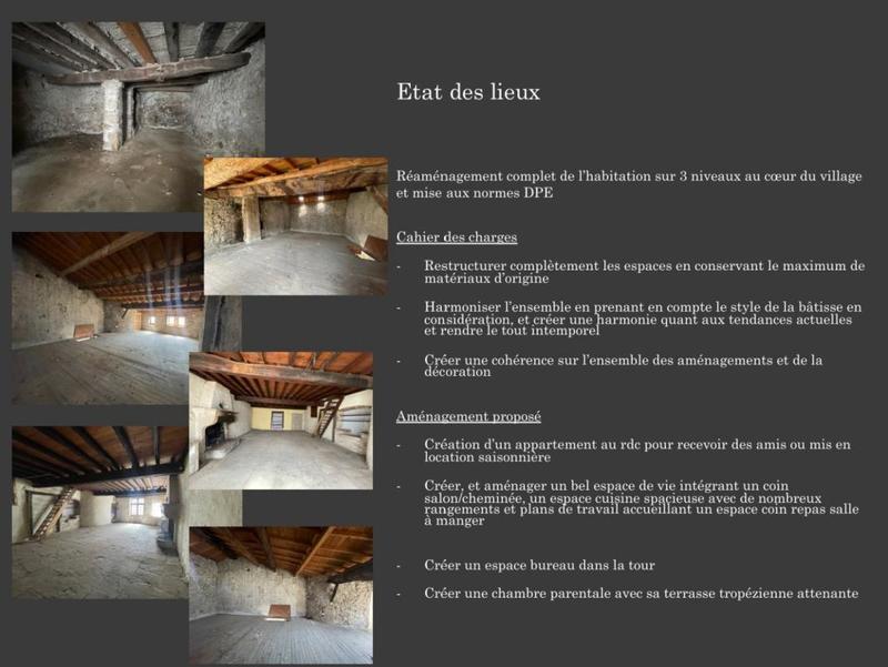 Maison de village - 172 m² - 3 pièces