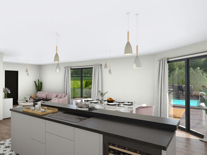 Maison - 92 m² - 4 pièces