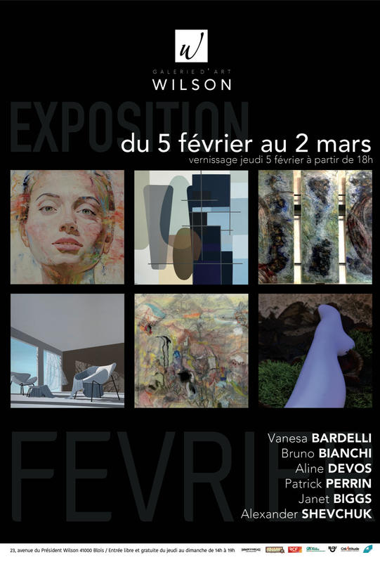 Exposition a 6, Galerie d’Art Wilson, Blois  5 Février-2 Mars 2026