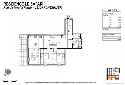 Appartement - 79 m² - 3 pièces