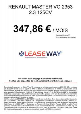 Renault Master III Fg F3500 L3h2 2.3 Dci 125ch Grand Confort