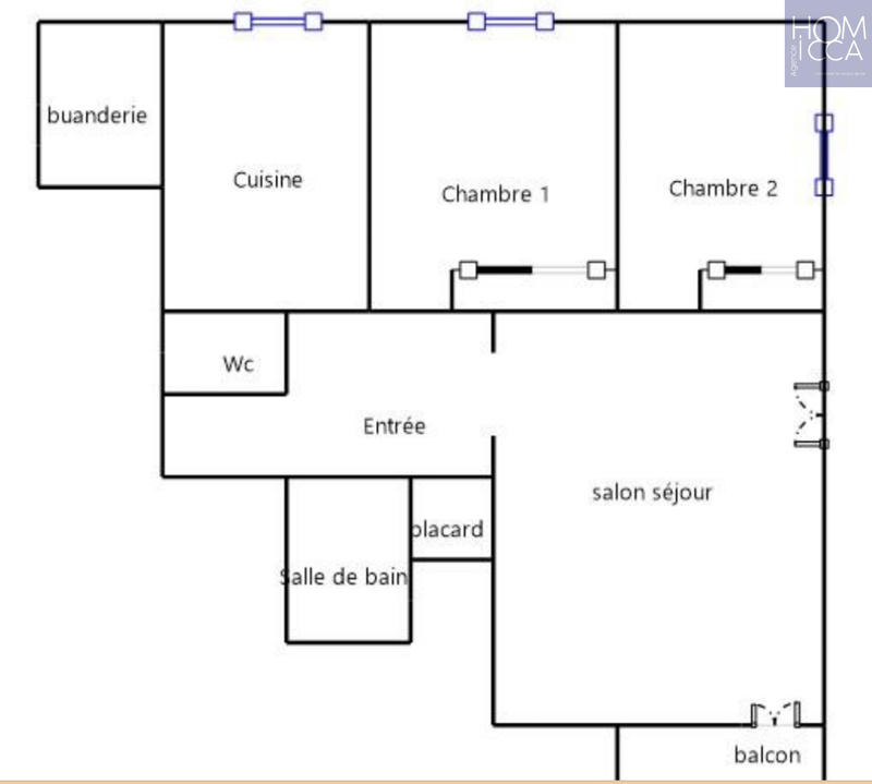 Appartement - 68 m² - 3 pièces