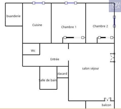 Appartement - 68 m² - 3 pièces