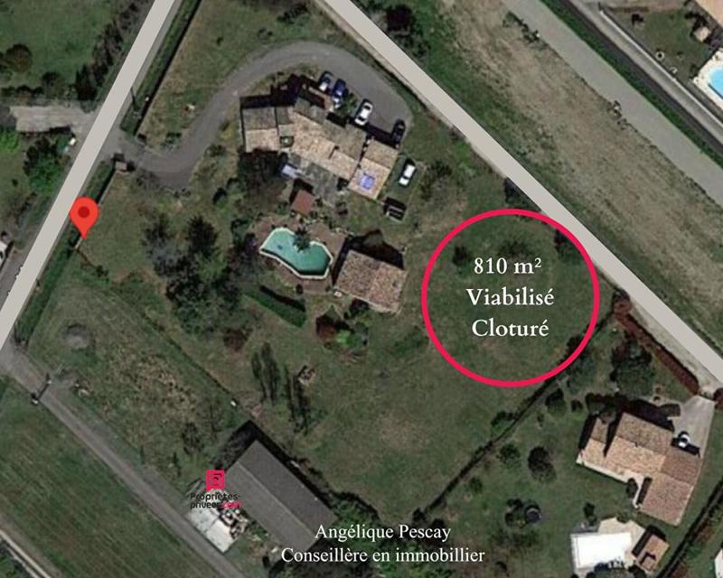 Terrain constructible - 810 m²