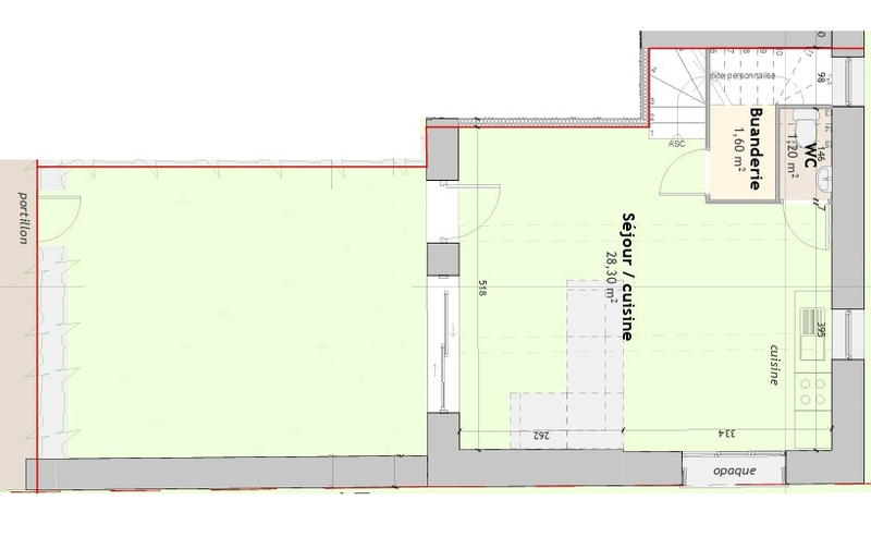 Appartement - 93 m² - 5 pièces