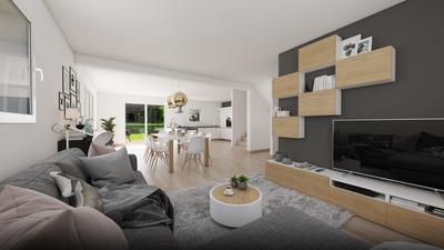 Maison contemporaine - 90 m² - 4 pièces