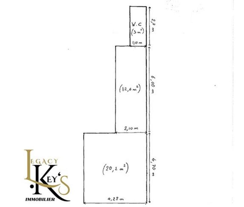 Fonds de commerce - Local commercial - 37 m²