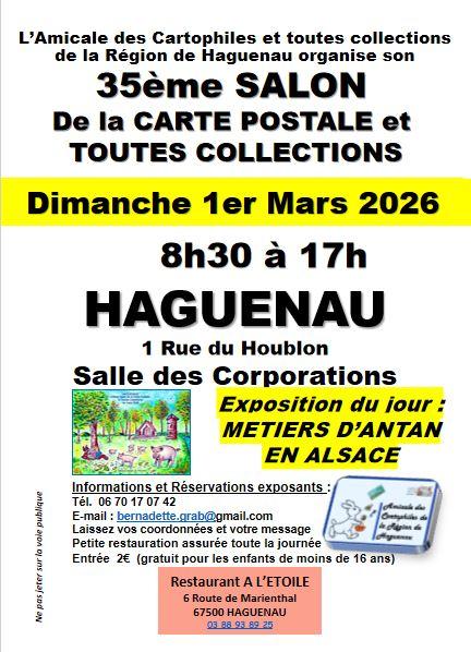 35ème salon de la carte postale et toutes collections